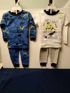 Carters Boys 4 Piece Sleep Set Glow in the Dark with Long Pants 9 Months (646) - Picture 1 of 11