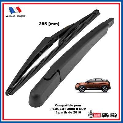 PARTSLINE Balai Bras d'Essuie Glace Arrière Cabochon prévu PEUGEOT 3008 II SUV 1618095880