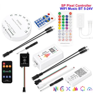 WS2812B Controller WiFi Music Bluetooth-App Built In Mic For WS2811 LED strip - Picture 1 of 25