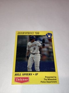 1992 Milwaukee Brewers Police Waukesha PD, Sports Cards and Delicious Bill