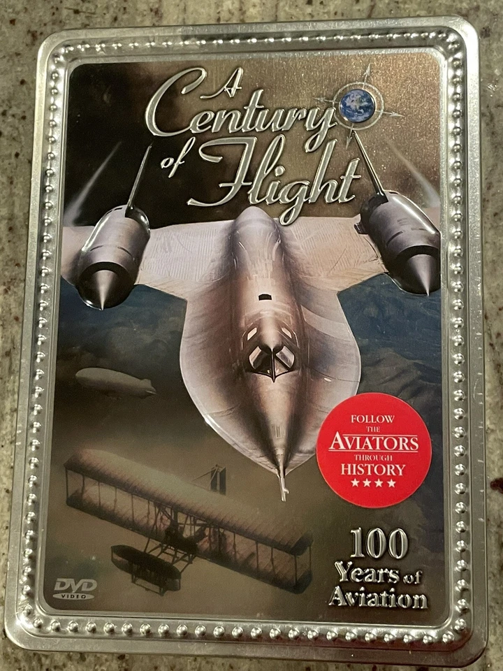 Century of Flight (DVD, 2004, 4-Disc Set) NEW Sealed Tin - Imagem 1 de 1