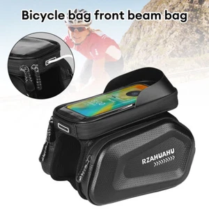 Bicycle Handlebar Bag Touch Screen Phone Case Cycling Bag Waterproof Cellphone - Picture 1 of 15