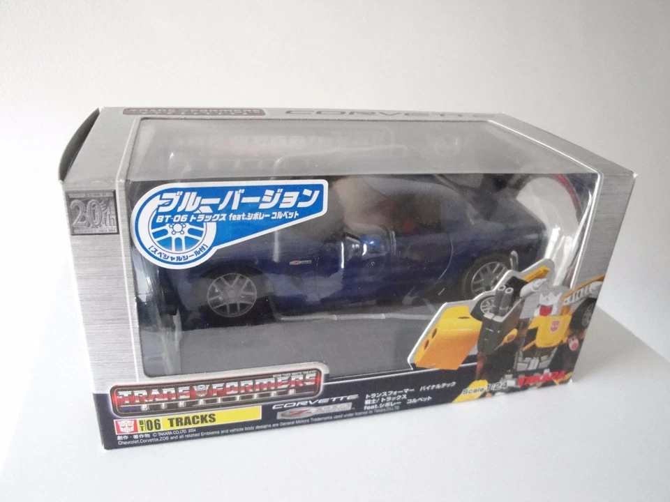 TRANSFORMERS BINAL TECH BT-06 TRACKS CHEVROLET CORVETTE Z-06 1 24 TAKARA MISB