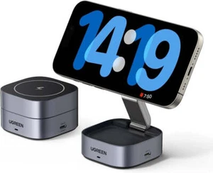 UGREEN 35278 2-in-1 Magsafe Wireless Charger with Stand - Picture 1 of 11