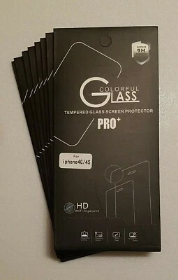 Cristal Colorido - Protector Pantalla Templado - Compatible: iPhone 4G / 4S - ¡Nuevo! Foto 1 de 4