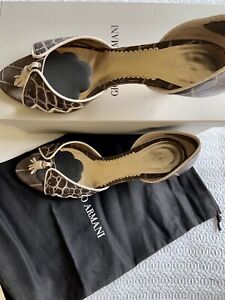 womens designer shoes size 9 Armani heels