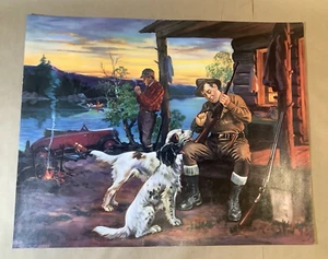 Philip R. Goodwin Print DAYBREAK AND THE HUNT IS ON 20”x16” Reprint INV-AC01-B - Picture 1 of 21