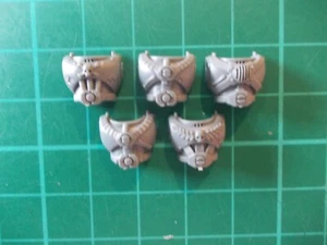 Warhammer 40K - 5 Space Marine Devastator squad Torso fronts - 40k bits - Picture 1 of 1