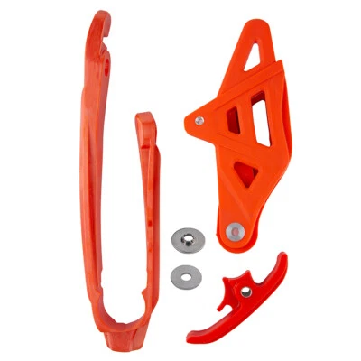 Motorcycle EXC Chain Slider kit Orange for  KTM 125 200 300 XC SX XC-W 2017-2023 - Image 1 of 4