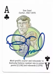DAN ISSEL Autographed Signed Herodecks card Kentucky Wildcats Denver Nuggets COA - Picture 1 of 1