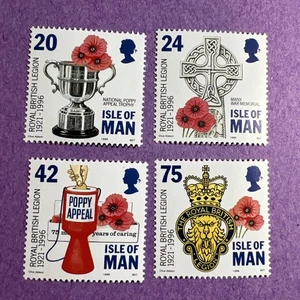 Isle of Man 1996 - MNH Scott 706-709. Royal British Legion, 75th Anniversary. - Picture 1 of 1