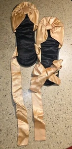 Seltene Vintage Boudoir Pfirsich Rosa Satin Hausschuhe 9,75 Zoll Lang Wie Gefunden - Bild 1 von 7