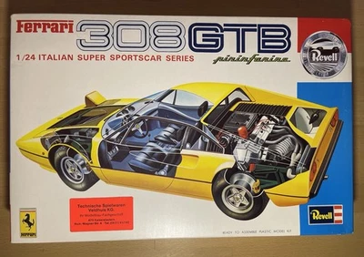 Revell 1/24 Ferrari 308 GTB kit modellino statico d'epoca H-1428 - Immagine 1 di 4