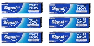 6X SIGNAL ZAHNPASTA WHITE NOW 6X75ML (6X2.54 fl oz) - Bild 1 von 1