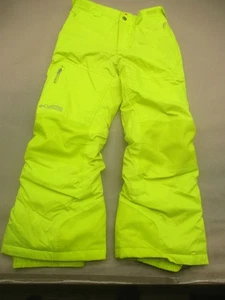 Columbia Gr. S (8) Mädchen gelb Thermo Gamaschen verstärkte Knie Schneehose 126 - Bild 1 von 11