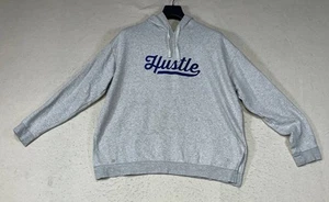 Everlast Hoodie Sweatshirt Pullover Men's Size Medium Gray Flaws Minor Stains - Picture 1 of 18