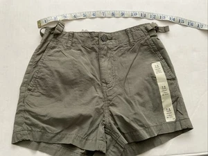 Girls khaki Combat shorts by M&S age 7-8 years -100% Cotton NEW - Picture 1 of 7