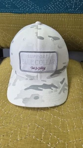 Troll Company Mütze Flexfit Unterstützung blau Kragen weiß grau Tarnmuster neu mit Etikett Mesh Trucker - Bild 1 von 10