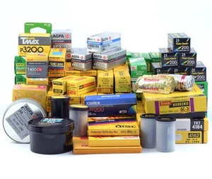 Big Lot Kodak Fuji Agfa Konica Ilford Films SOLD AS IS - Picture 1 of 4