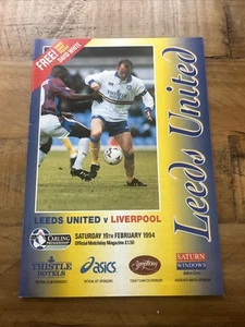 Leeds United V Liverpool 19th February 1994 Programme - Picture 1 of 2