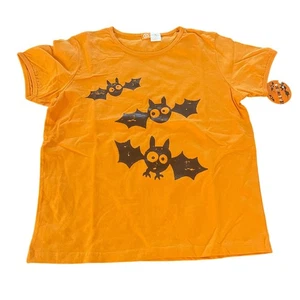 NUEVA Camiseta Target Halloween Bats Naranja Niños/Jóvenes SS Algodón, Talla 14/16 Nueva con Etiquetas - Imagen 1 de 7