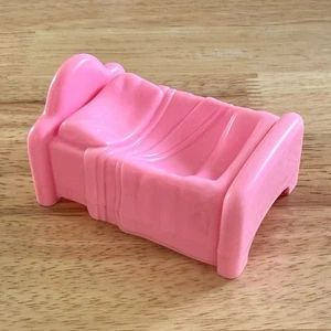Vintage Fisher Price Little People Home Sweet Home casa delle bambole letto rosa 1996 - Foto 1 di 3
