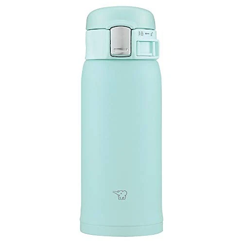 Zojirushi Water Bottle Direct Drinking Stainless 360ml MINT Blue