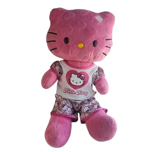 Build a Bear Hello Kitty Valentine's Pink Hearts Plush & Pajamas Outfit - Picture 1 of 7