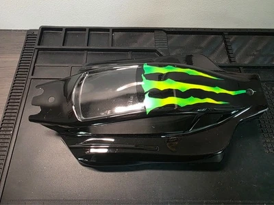 🔥 HoBao Hyper 9 / Hyper 9E Body Shell – Never Used – Custom Monster Energy Pain - image 1 of 4