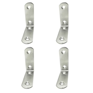 Escuadra de ángulo EDM 86092 an24 Acero Inoxidable 6 x 6 x 1,9 cm 4 Unidades - Imagen 1 de 6