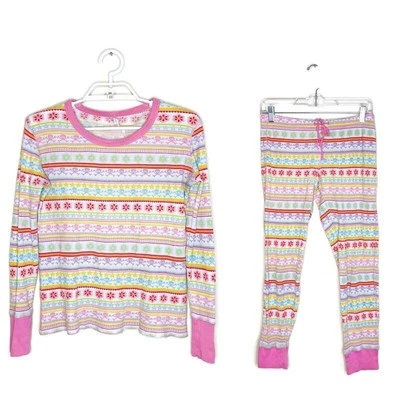 Pijama Térmico De Colección VICTORIA'S SECRET Para Mujer Arco Iris Calavera Isla Justa Y2K Talla S Foto 1 de 4