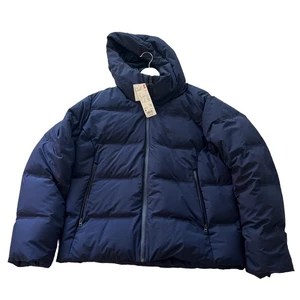 NWT Uniqlo Seamless Down Parka Men's/Unisex M in Navy Blue - Picture 1 of 3