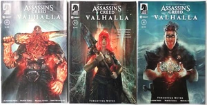 ASSASSIN'S CREED: VALHALLA - FORGOTTEN MYTHS (3) comic set #1 2 3 Dark Horse 1st - Picture 1 of 1