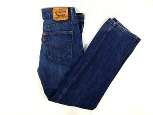 Levis 514 Men's Jeans 28 x 28 Straight Leg Medium Wash Denim 100% Cotton - Picture 1 of 7