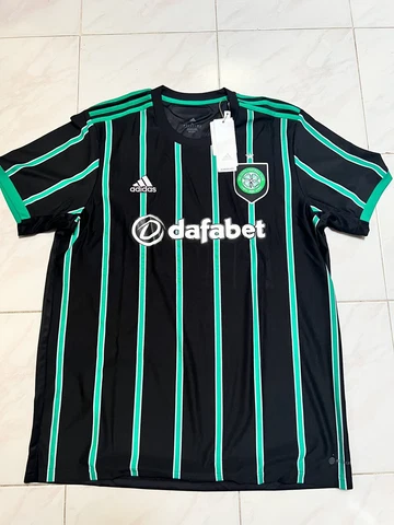 Adidas Celtics Football Club Away black Soccer Jersey New Mens XL Cover
