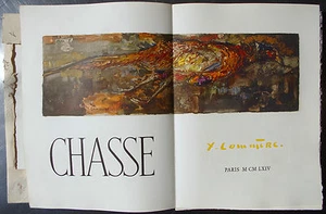 CLAMART. CHASSE. LITHOGRAPHIES DE COMMERE. TARTAS. 1964. - Picture 1 of 9
