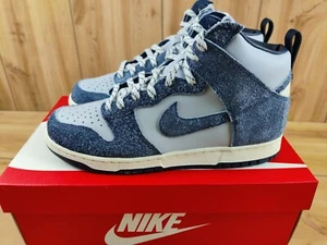 NIKE DUNK HIGH X NOTRE MIDNIGHT NAVY CW3092-400 Size 10.5 DEAD STOCK - Picture 1 of 8