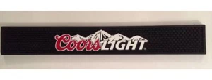 COORS LIGHT MOUNTAIN BAR MAT RUNNER CERVEZA COASTER 21,5 x 3,5 NUEVO  - Imagen 1 de 2