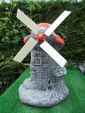 Mushroom Fairy/Pixie House Windmill concrete garden ornament