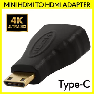 Mini HDMI Typ C Stecker auf Standard HDMI Buchse Adapter Kabel Stecker Konverter - Bild 1 von 4