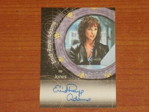 STARGATE SG.1 'Season 6':  A27 ENID-RAYE ADAMS Autographed Trading Card 2004