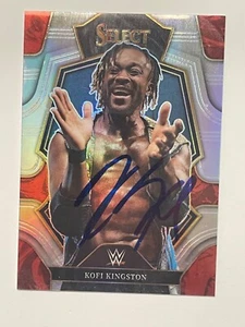 WWE KOFI KINGSTON Signed Card Raw Smackdown - Picture 1 of 1