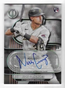 Nick Gonzales 2024 Topps Tribute MLB Rookie Autograph Card Pirates AUTO RC /199 - Bild 1 von 2
