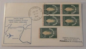 New York to Conakry Guinea July 28 1963 first flight airmail - Picture 1 of 2