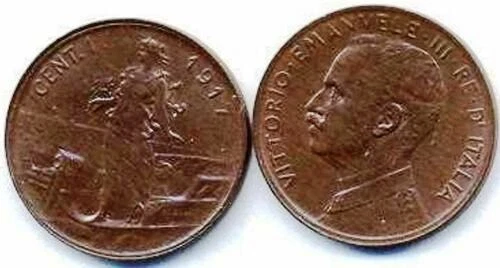 REGNO D'ITALIA 1 Centesimo dal 1861 al 1918 - Immagine 1 di 1