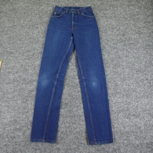 Vintage Levis Orange Tab Jeans Womens 5 Juniors Blue Denim Tapered USA Made - Picture 1 of 10