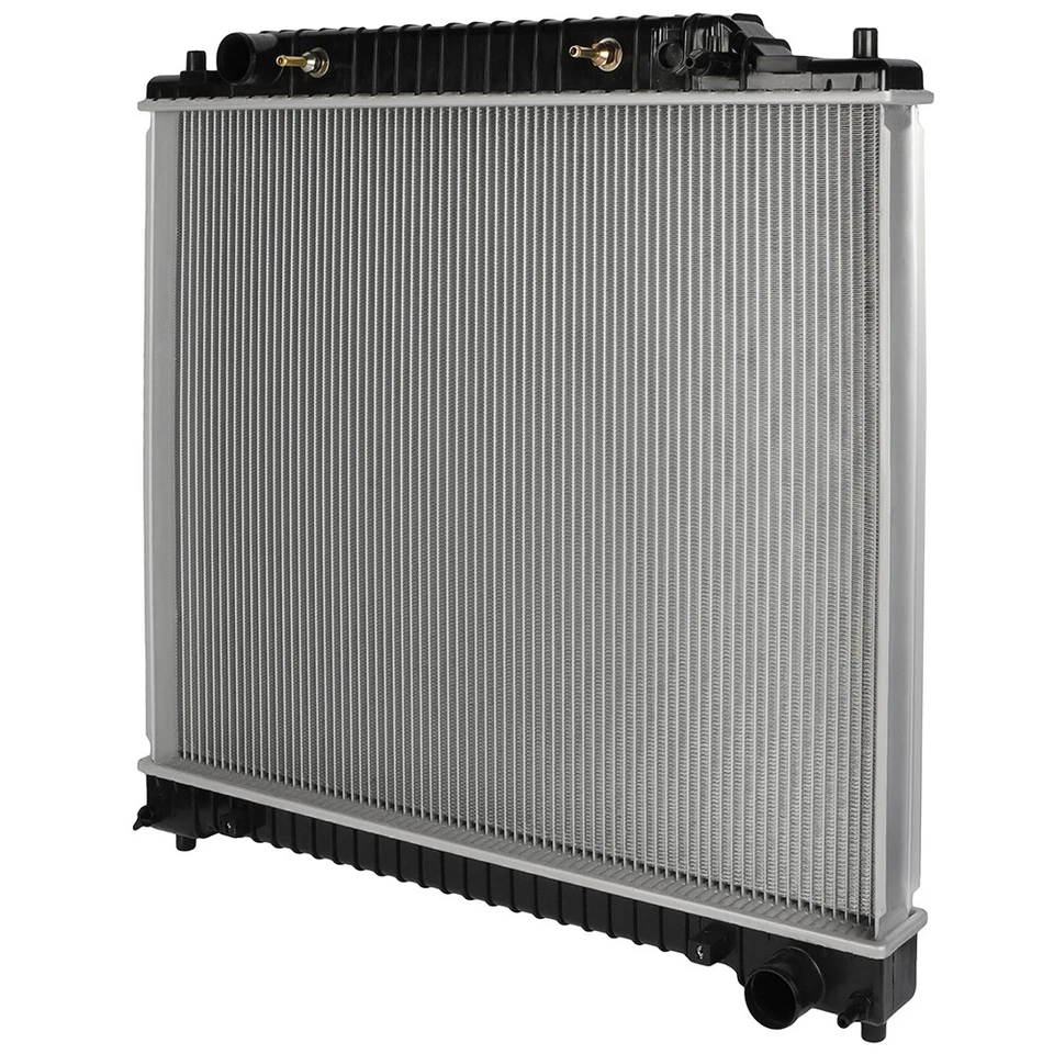 For 1997-1998 Ford E-350 Econoline 5.4L Silver Downflow Aluminum Radiator CU1995 Foto 1 de 4