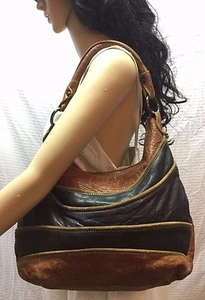 Innue Italy Brown Leather Purse, Bag, Shoulder Bag Hobo - Picture 1 of 6