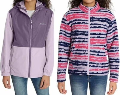 Chaqueta 3 en 1 Eddie Bauer para niñas (niños) lila pastel (1511268) talla XS - NUEVA CON ETIQUETAS Foto 1 de 4