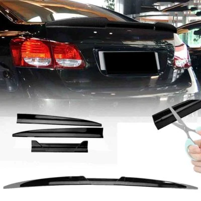For Lexus GS300 GS350 GS400 GS450h Rear Trunk Spoiler Lip Roof Tail Wing Gloss Foto 1 de 4